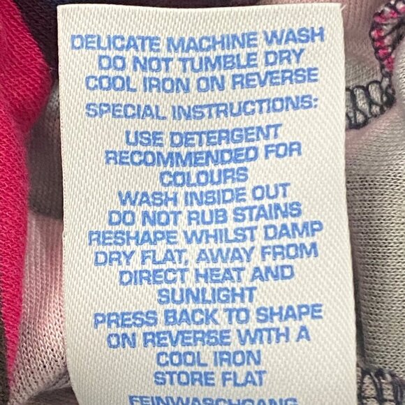 Boden stretch jersey knit Geometric print Button up Long Sleeve Shirt Dress belt - Picture 6 of 10